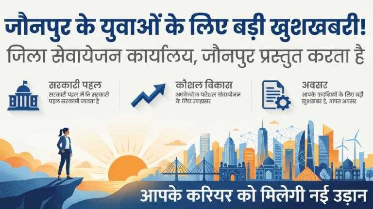 जौनपुर वृहद रोजगार मेला 2026: युवाओं के लिए सुनहरा अवसर | Direct Placement Drive